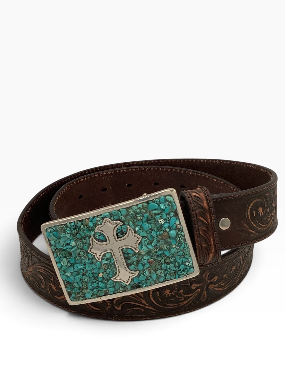 Nocona Western Cross Belt Sz Medium (36)